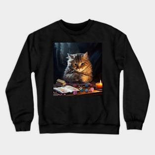 Ginger Cat Board gamer Crewneck Sweatshirt